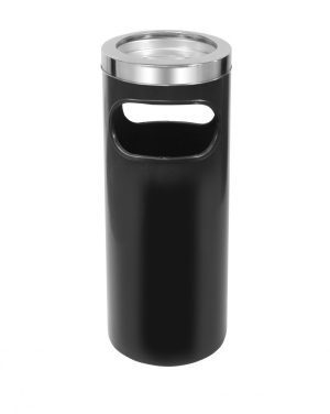 JJ.C5i – CINZEIRO LIXEIRA EM PINTURA EPÓXI COM ARO EM INOX 22L