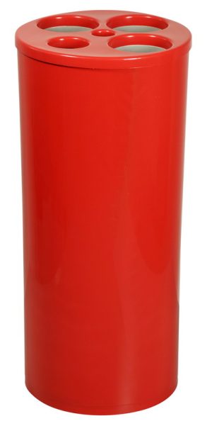 JJ.LE16 - LIXEIRA DE COPOS COM 5 TUBOS PARA COPOS DE ÁGUA E CAFÉ