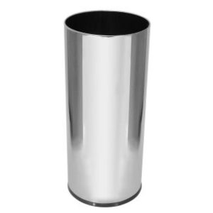 JJ.U1 – PORTA GUARDA-CHUVA EM AÇO INOX COM BANDEJA INTERNA REMOVÍVEL PLÁSTICA 50L
