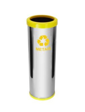 JJ.C44 - LIXEIRA EM AÇO INOX COM ARO PLÁSTICO 30L - Image 6
