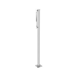 JJ.B11 - POSTINHO EM AÇO INOX PARA LIXEIRA TELADA
