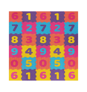 Tapete Brisa Infantil Numeros 100cm X 130cm JJ.4031BRINUM