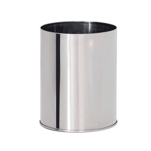 Lixeira de Aço inox sem Tampa 30x50 35 litros- JJ.L3050