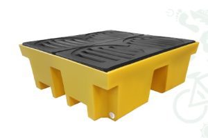 PALLETS DE CONTENÇÃO PARA 4 TAMBORES 420 LITROS