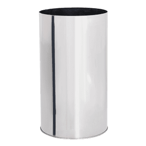 Lixeira de Aço inox sem Tampa 40x70 88 litros- JJ.L4070