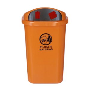 SUPORTE PARA DESCARTE DE PILHAS E BATERIAS DE 50L - JJ.ST6BP