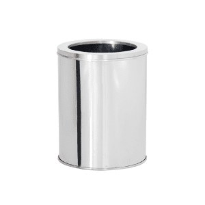 Lixeira de Aço inox 16x18 Cm 03 litros c/Aro - JJ.L1618-A