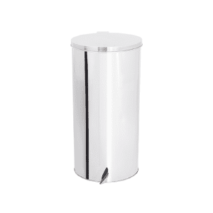 Lixeira com Tampa e Pedal de Aço inox 40x80cm 100 litros - JJ.P4080