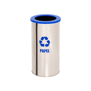 LIXEIRA DE AÇO INOX 24X25cm 13 LITROS C/ARO - L2425-AC - Image 2