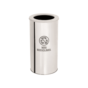 LIXEIRA DE AÇO INOX 24X25cm 13 LITROS C/ARO - L2425-AC - Image 4