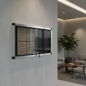 Quadro de Avisos em Alumínio 60x40cm