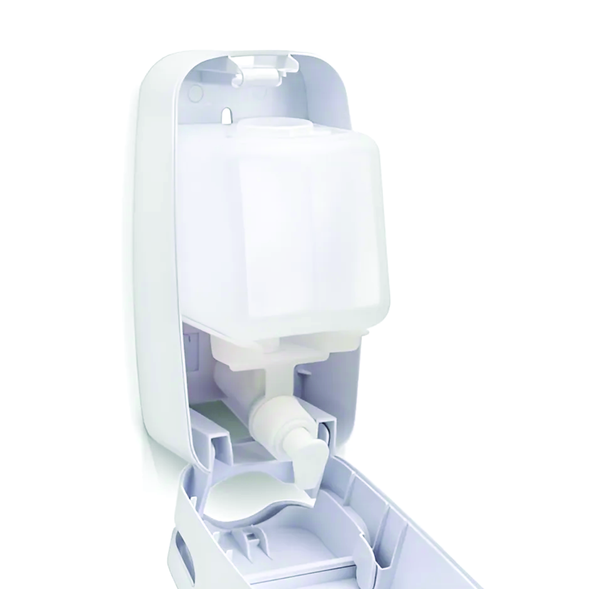 SABONETEIRA INVOQ COMPACTA COM RESERVATÓRIO 600ml BRANCA - Imagem 2