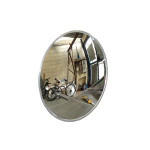 ESPELHO CONVEXO  ANTI-ESTILHAÇANTE (ACABAMENTO EM ALUMÍNIO)