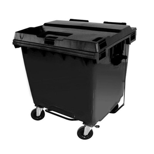Container Plástico 1000L Preto
