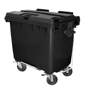 CONTAINER PLÁSTICO 660L COM PEDAL