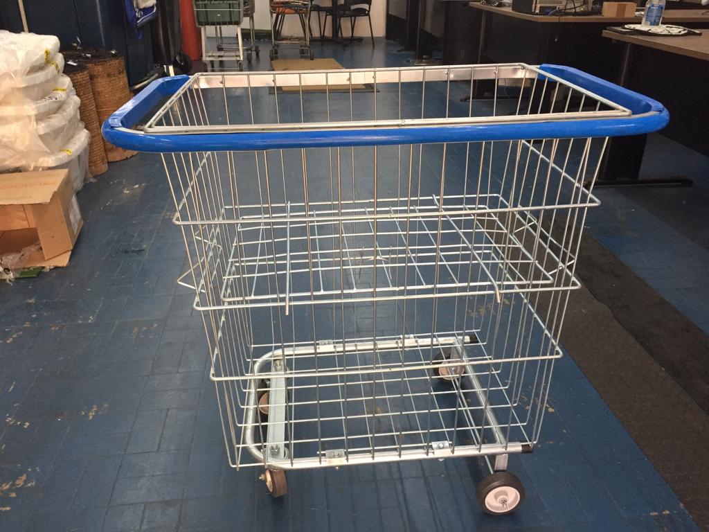 JJ.C215 - CARRINHO DE COMPRAS COM REPARTIÇÃO 215L - Imagem 3