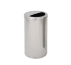 LIXEIRA EM AÇO INOX 40X90cm 120 LITROS C/ARO MEIA LUA