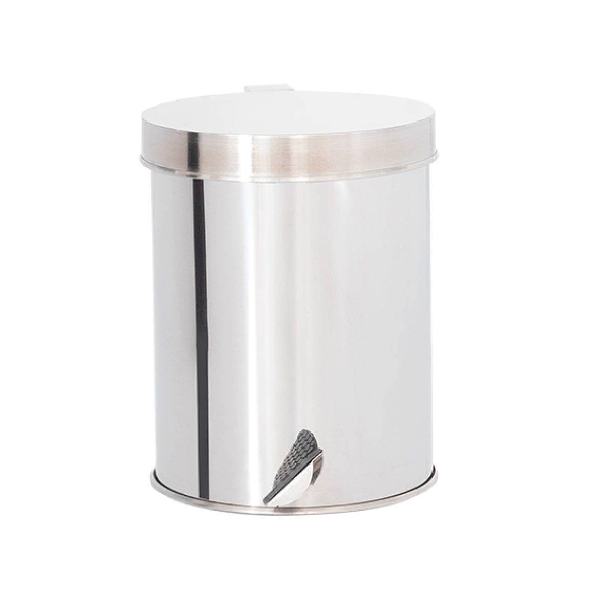 Lixeira com Tampa Pedal de Aço inox 24x50cm 25 litros - JJ.P2450